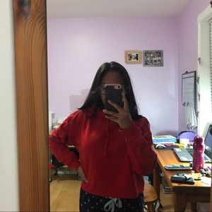 2 for 20$ Red h&m cropped hoodie